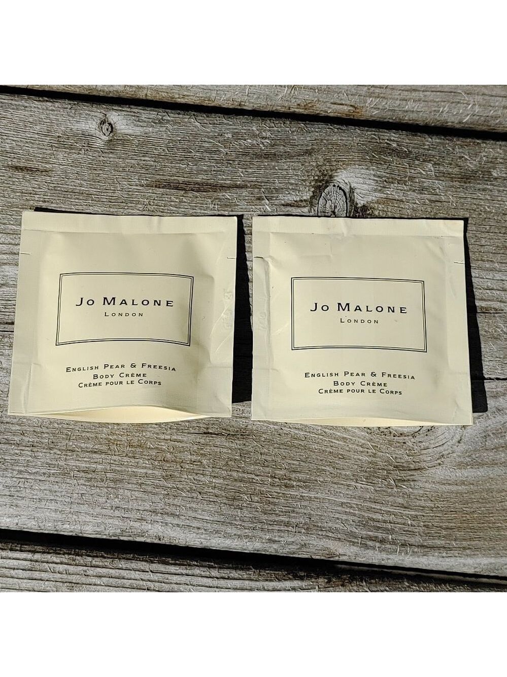 JO MALONE LONDON ENGLISH PEAR & FREESIA BODY CREAM samples x2 7ml Each BNIP